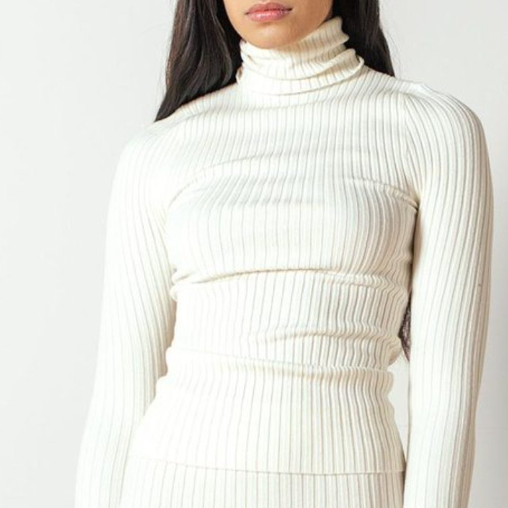 Giu Giu Nonna Turtleneck in Ivory